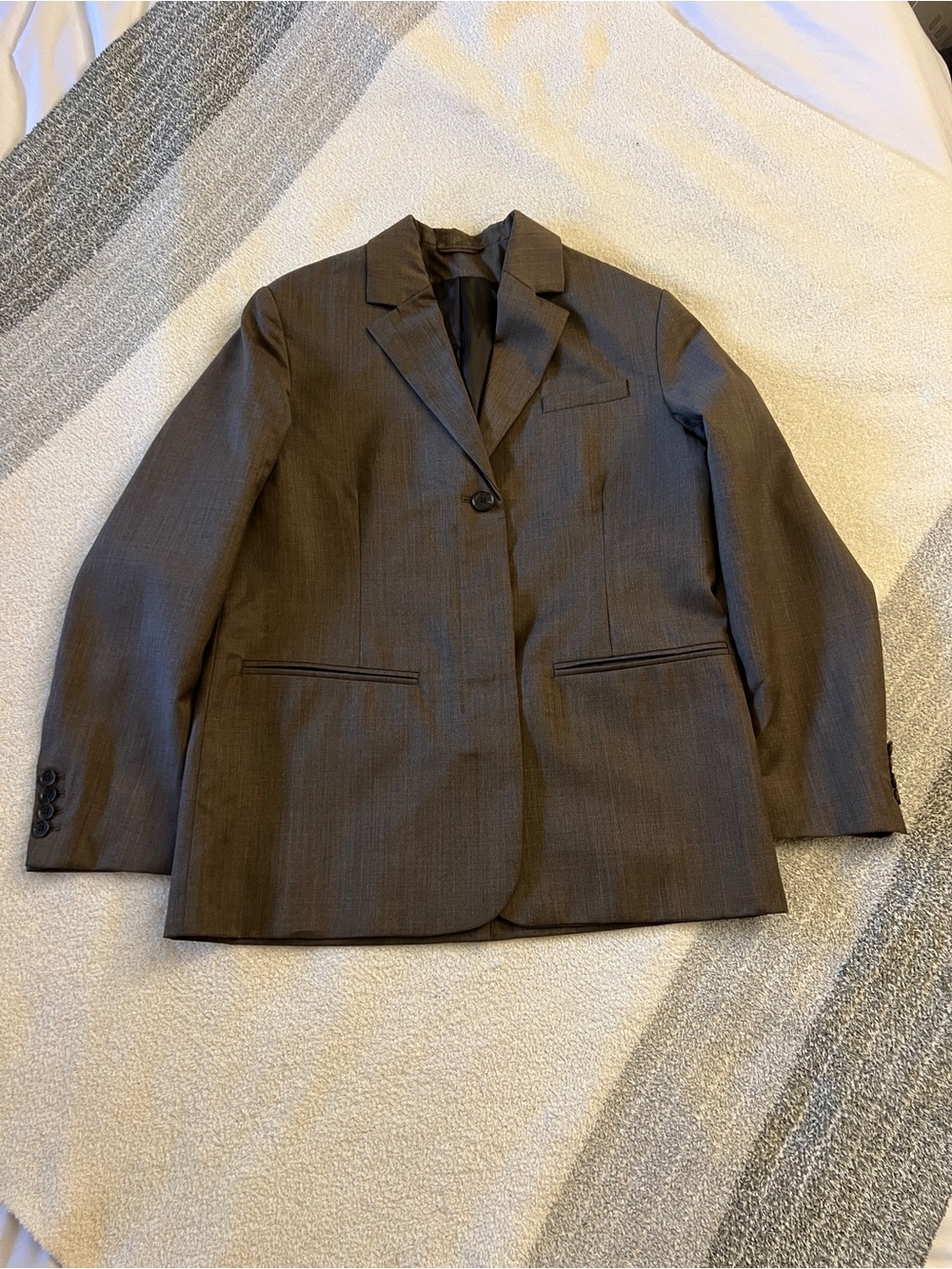 COS Women’s Brown Tailored Blazer Jacket EUR 34 S